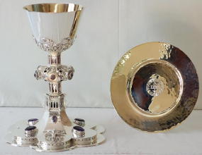 Sterling Silver English Victorian Gothic Chalice